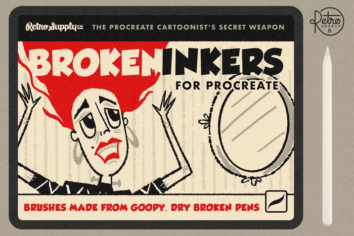 Broken Inkers Brush Set for Procreate