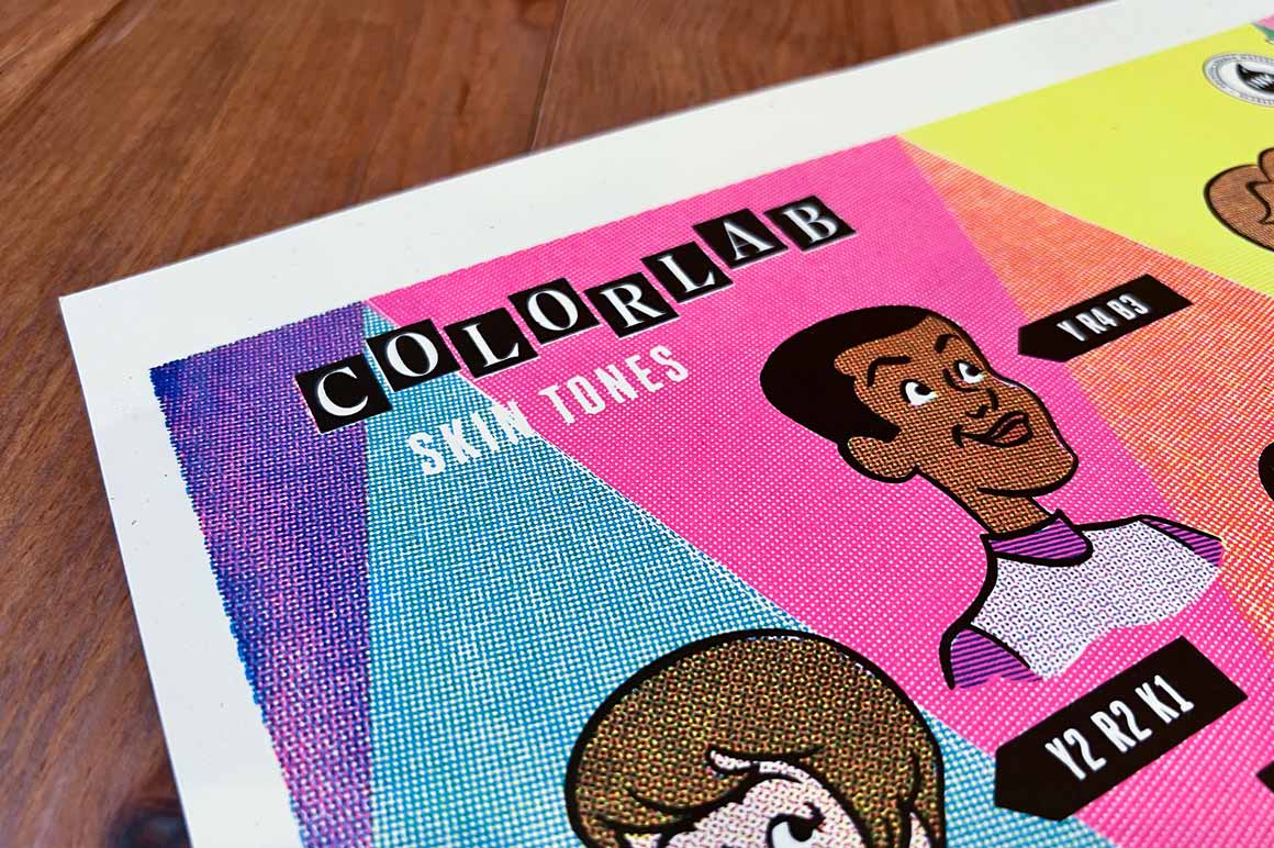 ColorLab Screen Printed Poster
