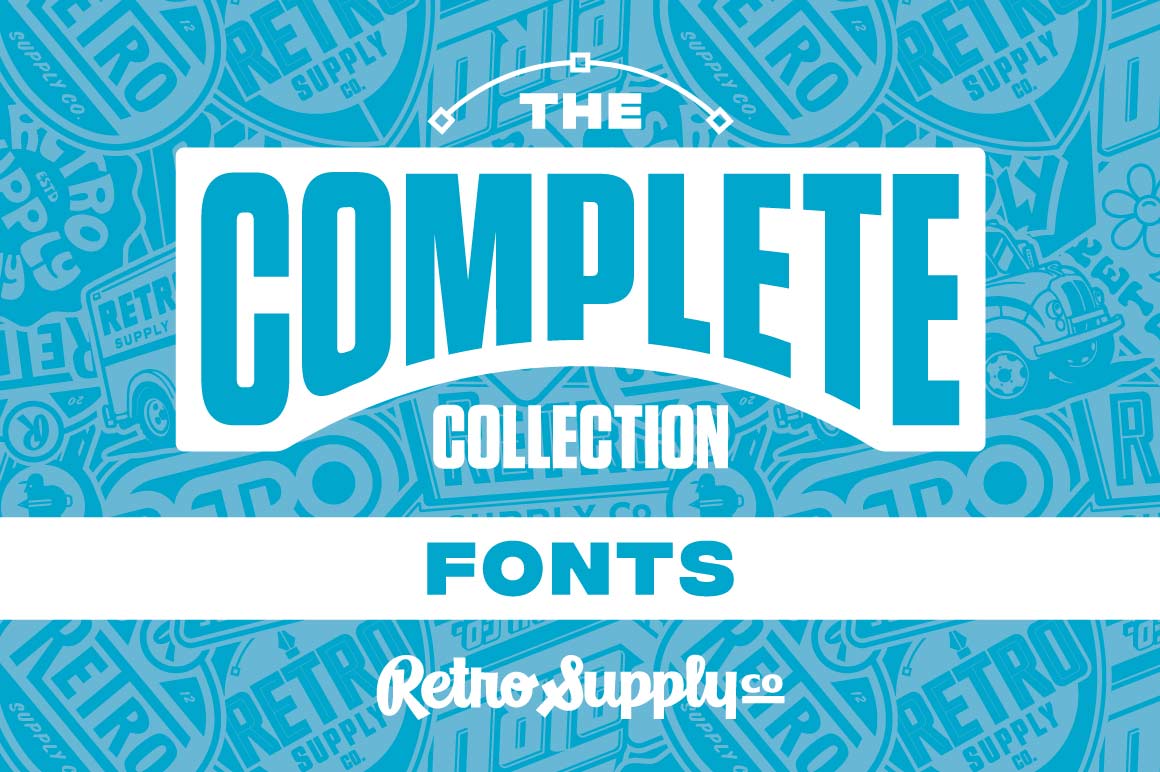 The RetroSupply Complete Font Pack