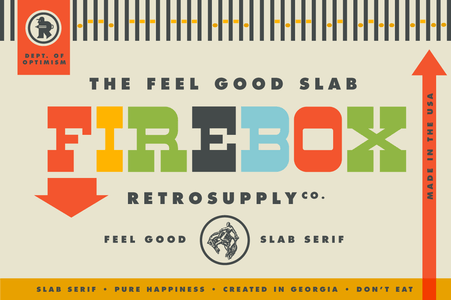 Firebox Slab Serif Western Font by RetroSupply