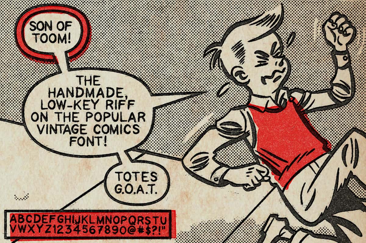 Vintage Comic Font Pack