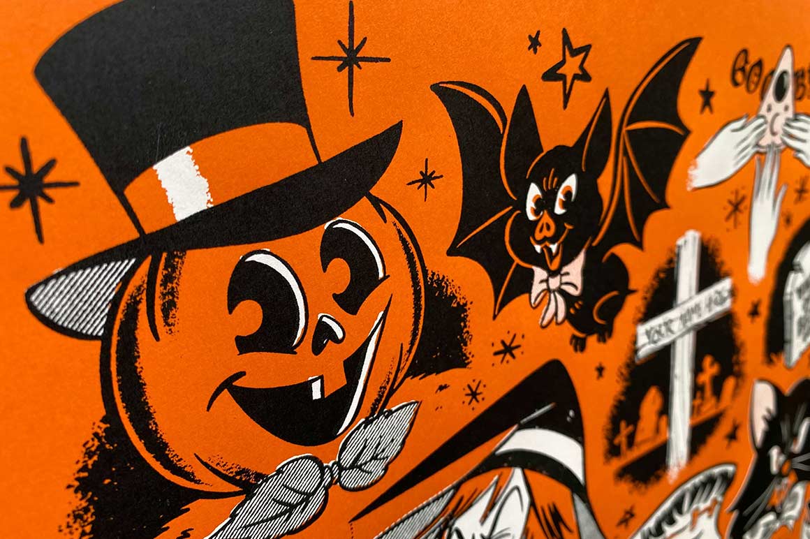 Fright Fall Fright-Fall Drawing Challenge Poster | RetroSupply Co.