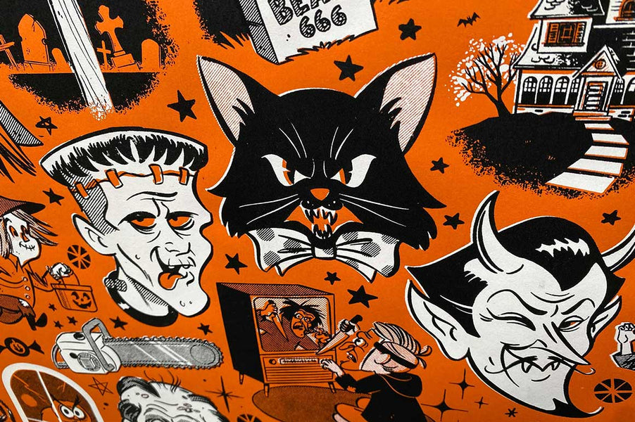 Fright-Fall Drawing Challenge Poster | RetroSupply Co.