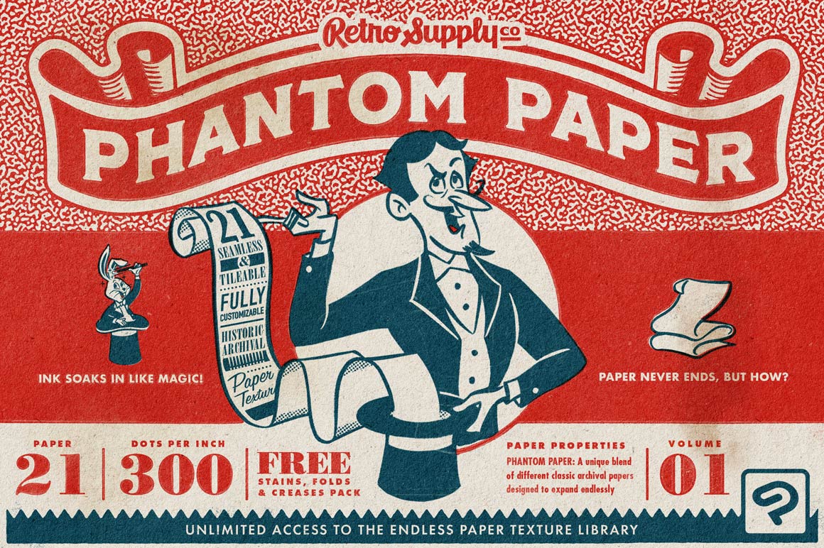 Phantom Paper Vol. 01 for Clip Studio Paint