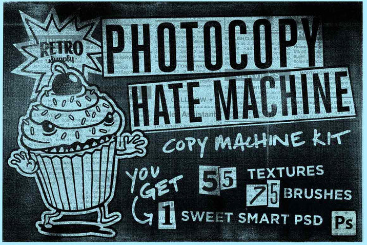 The Photocopy Hate Machine for Photoshop