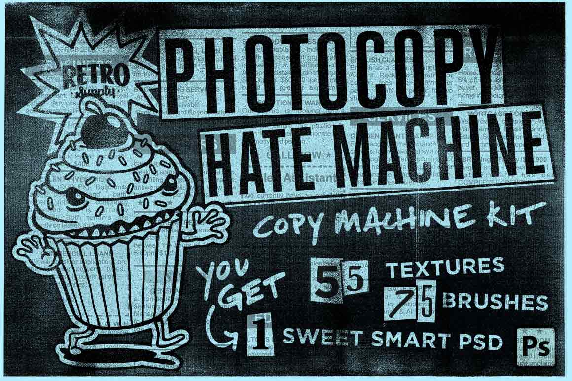 The Photocopy Hate Machine | Photoshop Bundle
