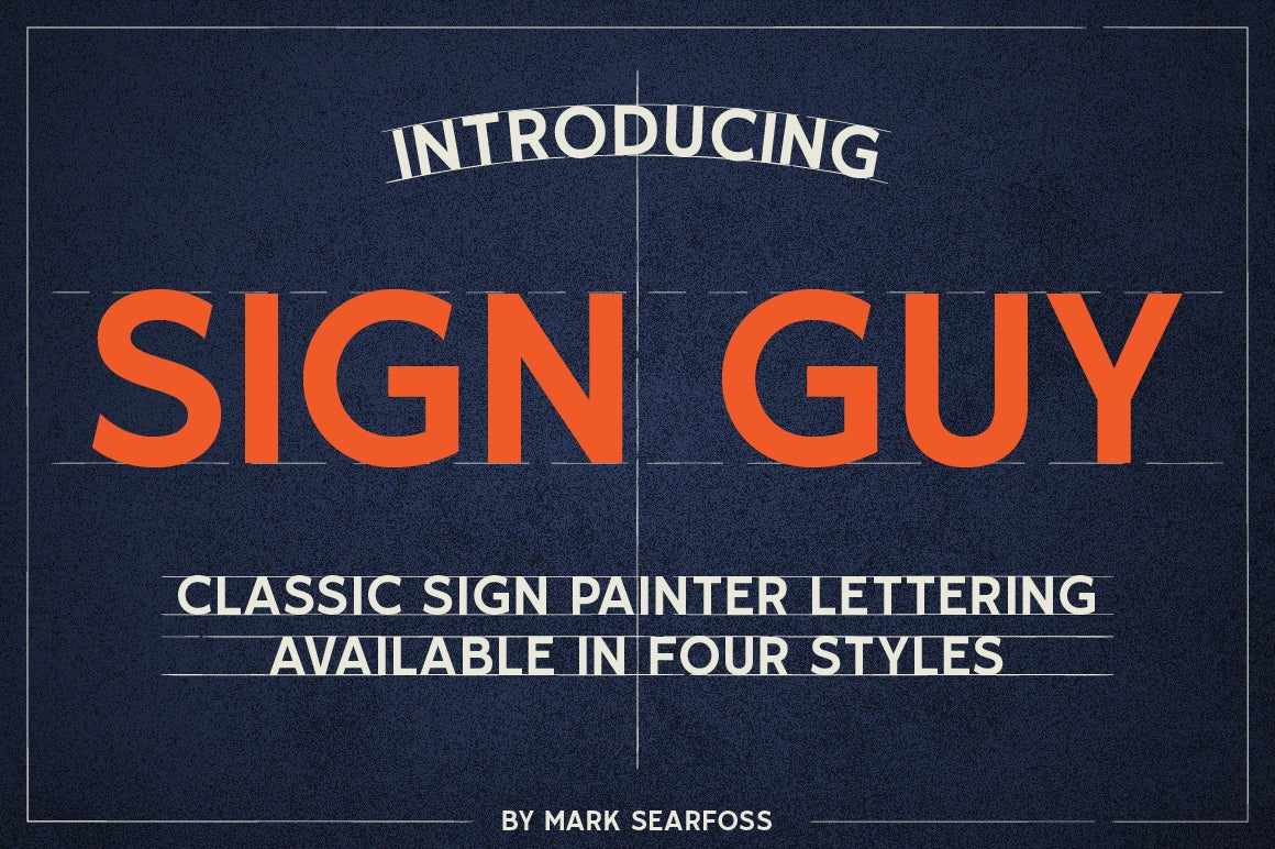 The Sign Maker's Font Bundle by Mark Searfoss