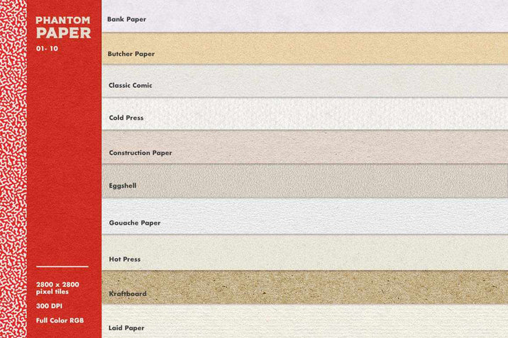Phantom Paper Vol. 01 for Photoshop