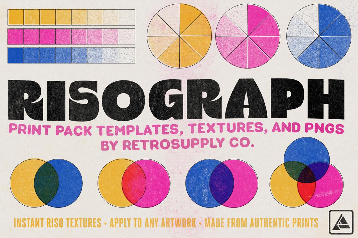Risograph Print Pack for Affinity | RetroSupply Co.