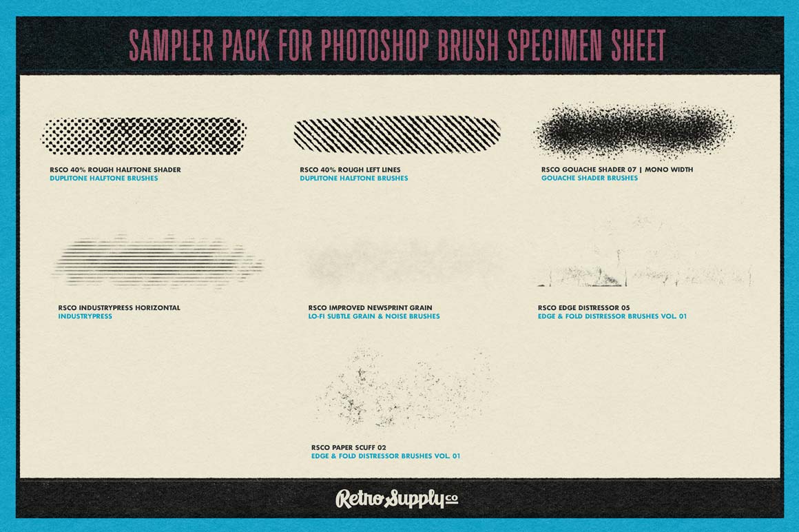 Photoshop Brush Sampler Pack