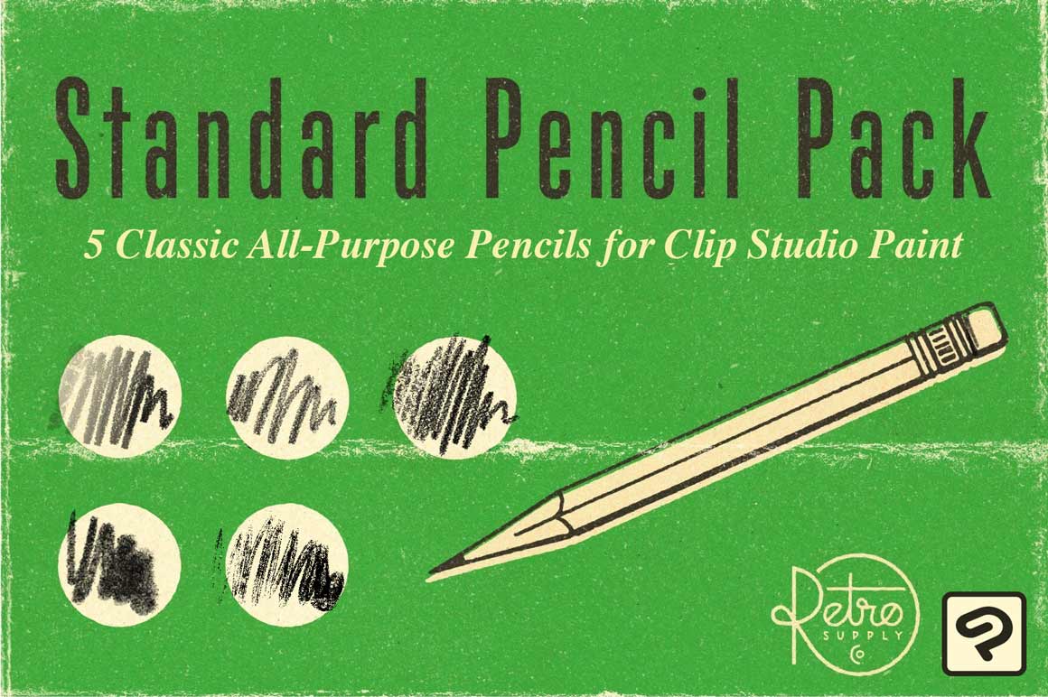 Standard Pencil Pack for Clip Studio Paint
