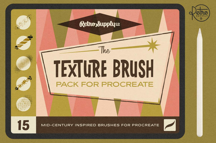 The Texture Brush Pack for Procreate
