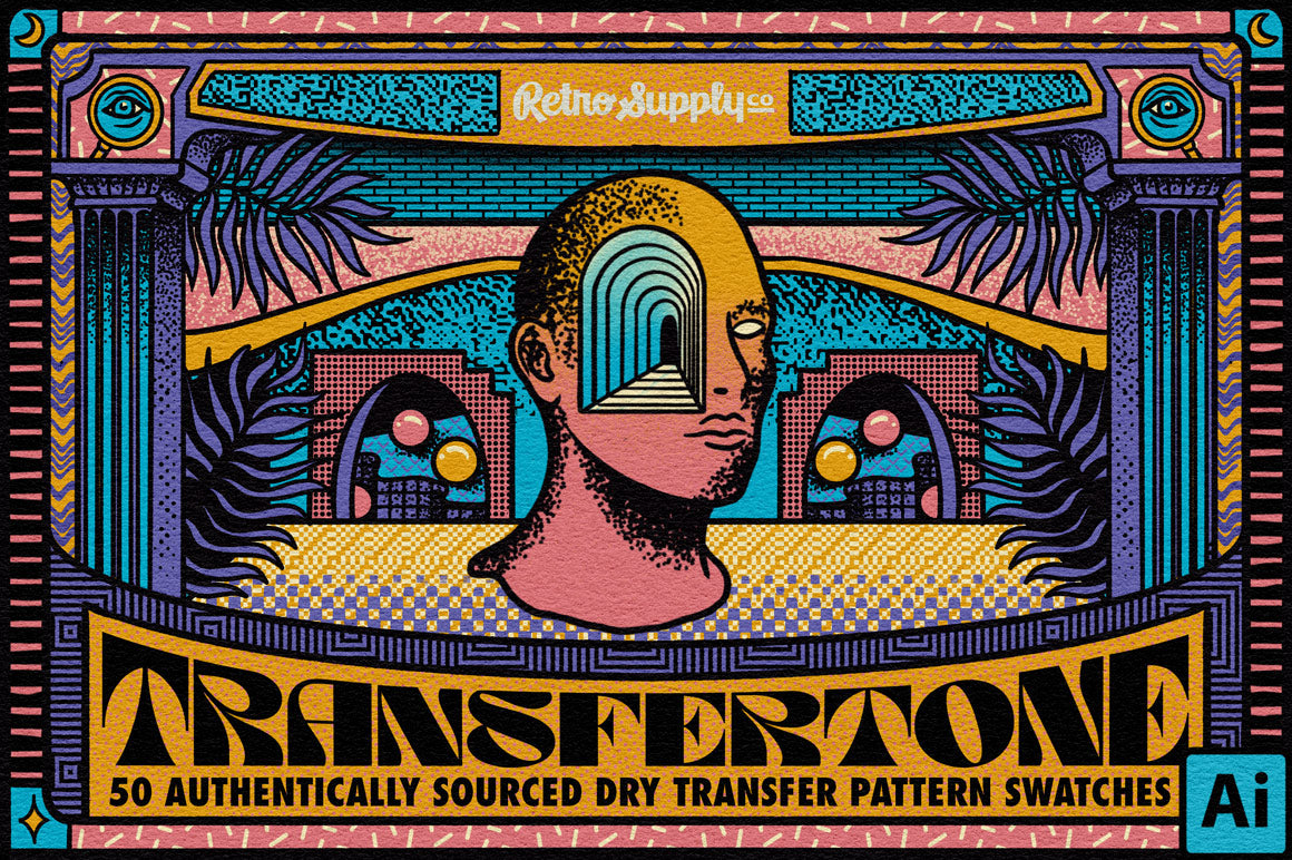 TransferTone | Dry Transfer Patterns for Adobe Illustrator