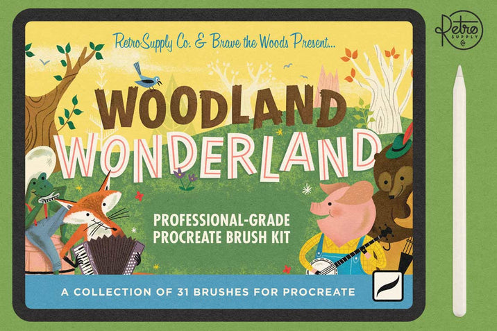 Woodland Wonderland Brush Pack for Procreate