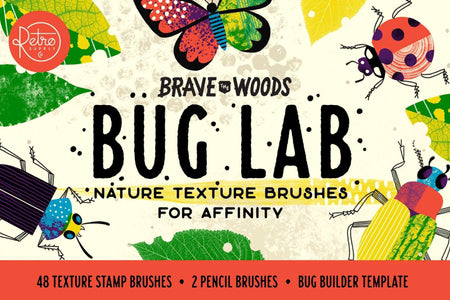 Affinity Designer Brush Sampler Pack Affinity Designer Brushes RetroSupply Co. 