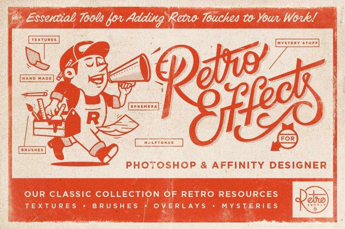 Affinity Designer Brush Sampler Pack Affinity Designer Brushes RetroSupply Co. 