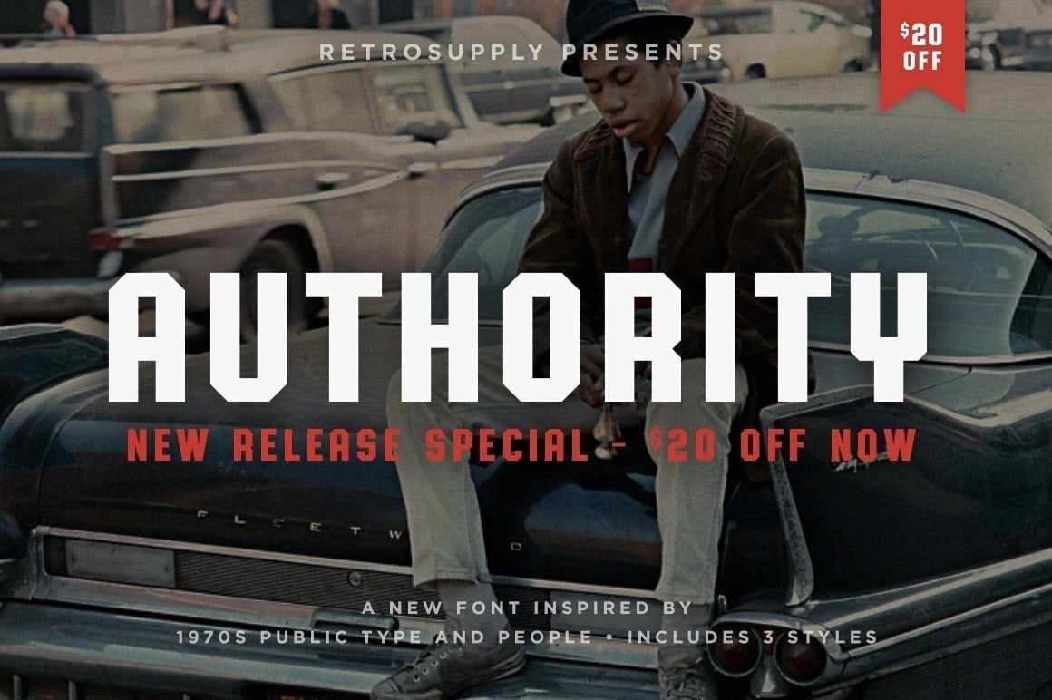 Authority Fonts RetroSupply Co 