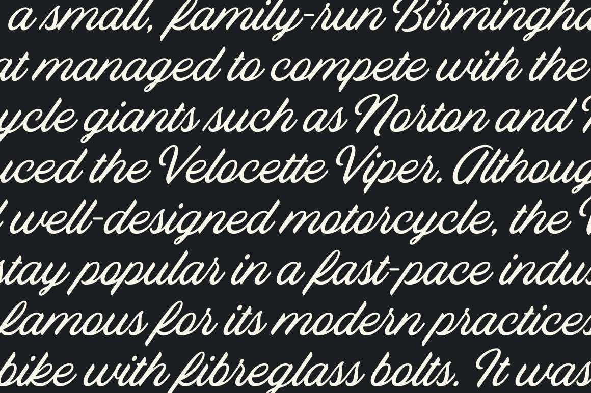 Blackbike Fonts RetroSupply Co. 