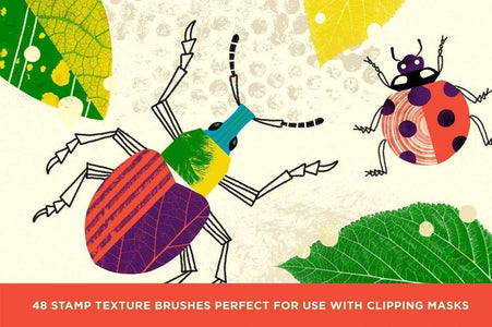 Bug Lab | Nature Texture Brushes for Affinity Brushes RetroSupply Co. 