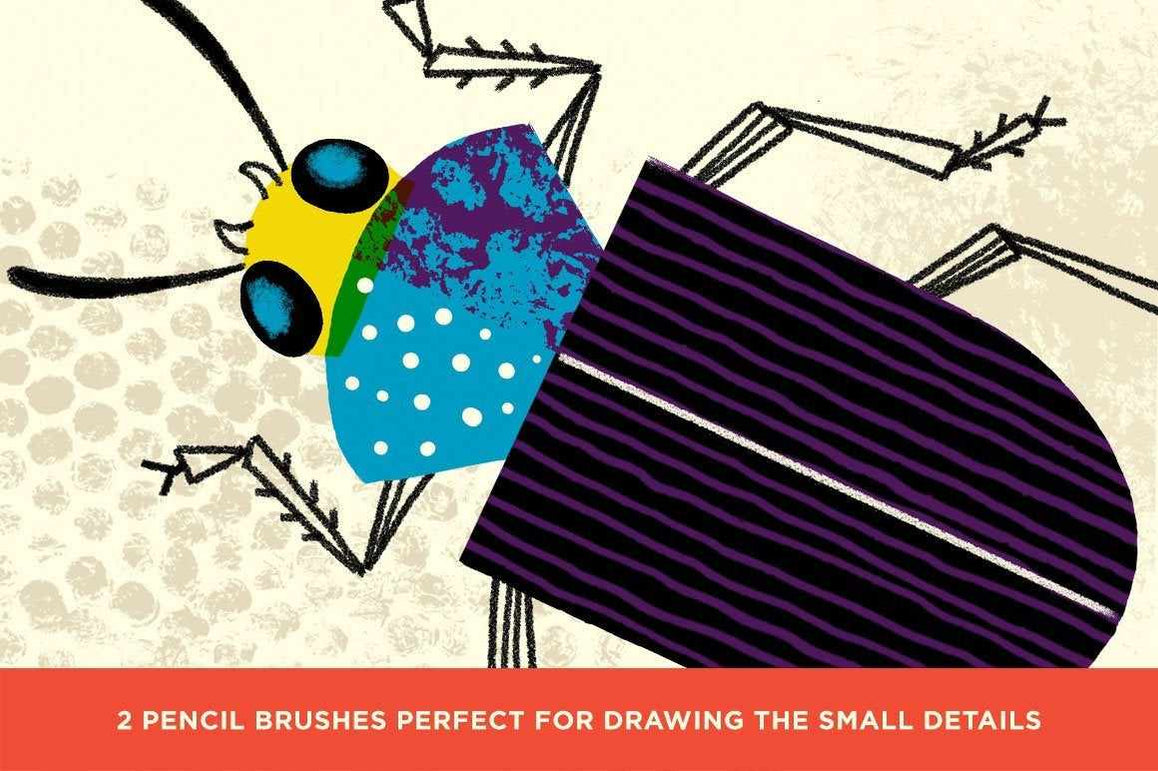 Bug Lab | Nature Texture Brushes for Photoshop - RetroSupply Co.