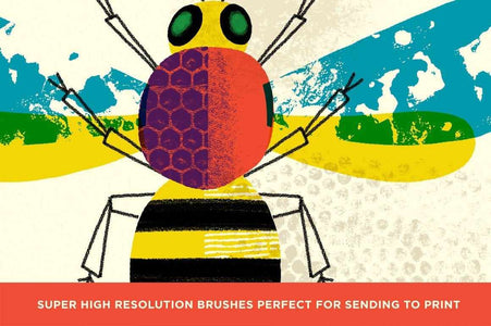 Bug Lab | Nature Texture Brushes for Photoshop Brushes RetroSupply Co. 