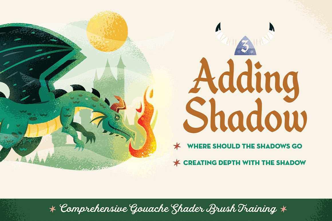 Comprehensive Gouache Shader Brush Training with Adam Grason Resources RetroSupply Co. 