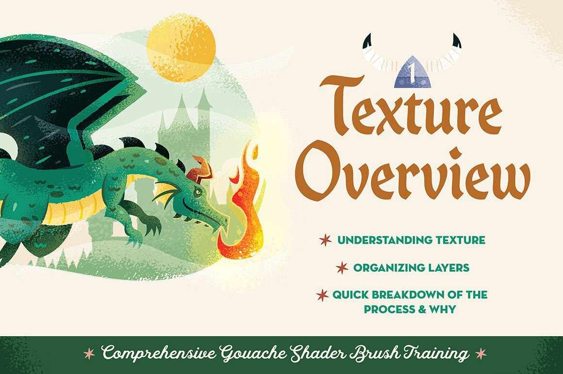 Comprehensive Gouache Shader Brush Training with Adam Grason Resources RetroSupply Co. 