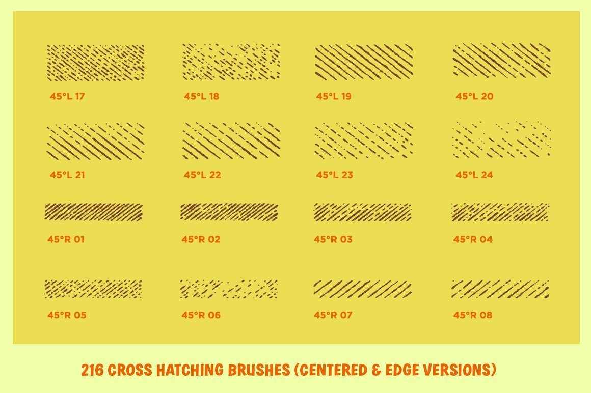 Cross-Country Crosshatchers for Adobe Illustrator Adobe Illustrator RetroSupply Co. 