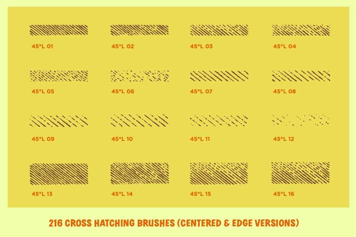 Cross-Country Crosshatchers for Adobe Illustrator Adobe Illustrator RetroSupply Co. 