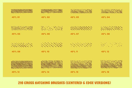 Cross-Country Crosshatchers for Adobe Illustrator Adobe Illustrator RetroSupply Co. 