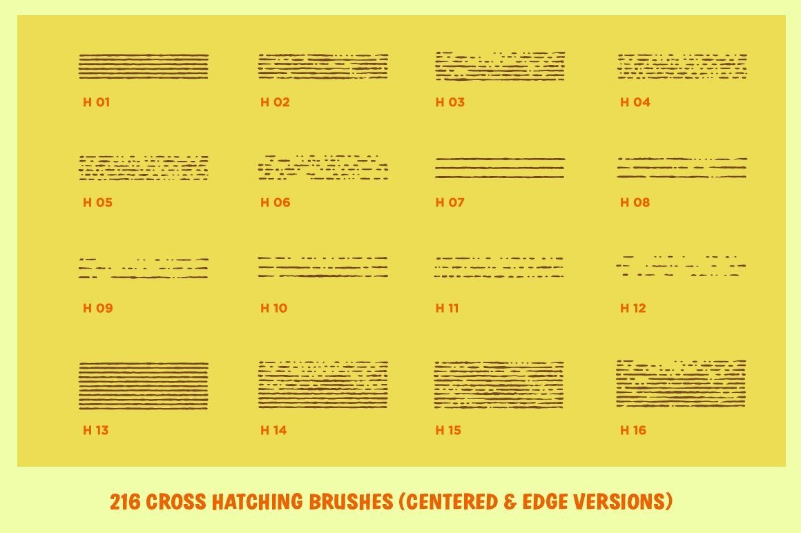 Cross-Country Crosshatchers for Adobe Illustrator Adobe Illustrator RetroSupply Co. 