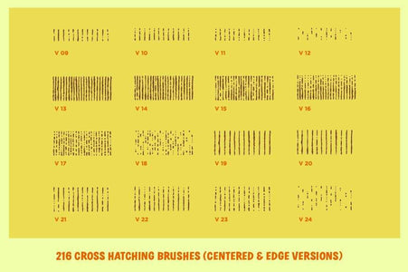 Cross-Country Crosshatchers for Adobe Illustrator Adobe Illustrator RetroSupply Co. 