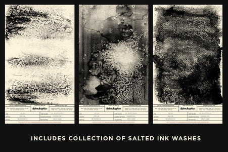 Dirty Ink | Ink Wash Textures Adobe Photoshop RetroSupply Co 