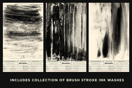 Dirty Ink | Ink Wash Textures Adobe Photoshop RetroSupply Co 
