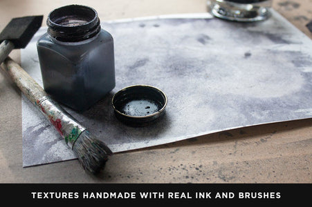 Dirty Ink | Ink Wash Textures Adobe Photoshop RetroSupply Co 