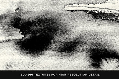 Dirty Ink | Ink Wash Textures Adobe Photoshop RetroSupply Co 