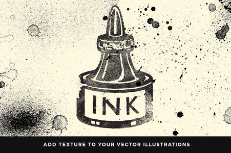 Dirty Ink | Ink Wash Textures Adobe Photoshop RetroSupply Co 