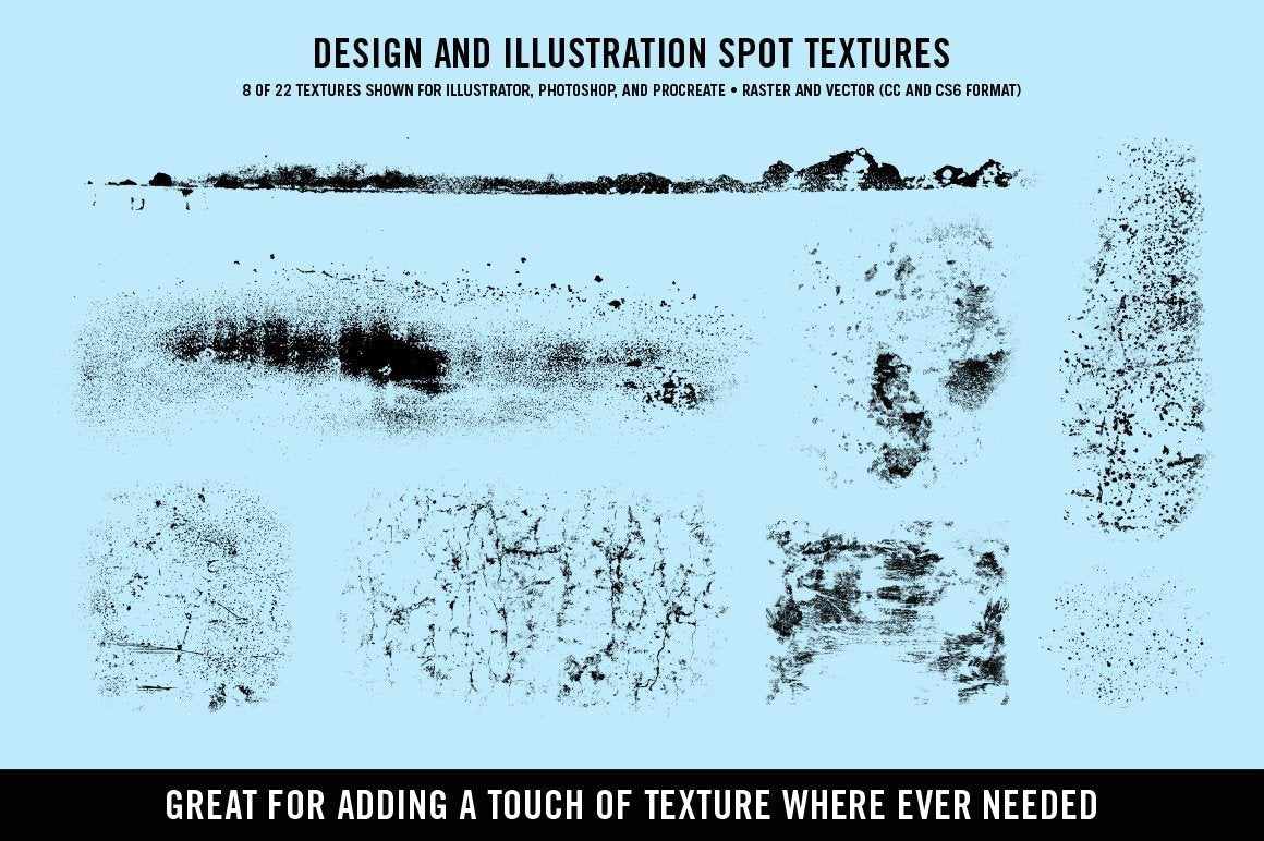 Doggone Design & Illustration Textures by Von Glitschka | for Photoshop RetroSupply Co. 