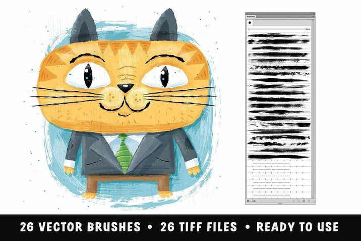 Dragstrip | Illustrator Brush Kit by Von Glitschka Adobe Illustrator RetroSupply Co 