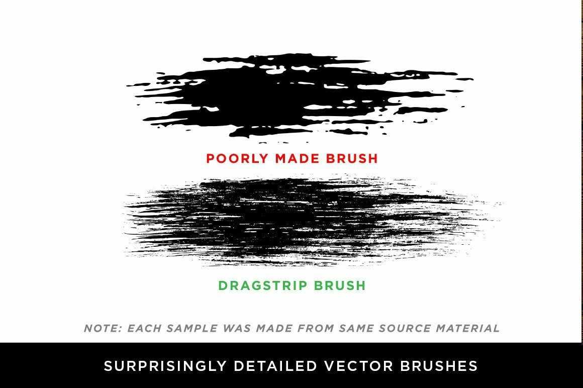 Vector Dry Brushes for Adobe Illustrator by Von Glitschka