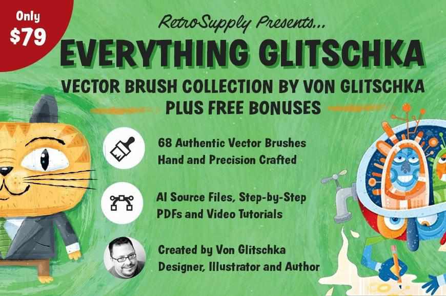 Everything Glitschka | Vector Brush Collections for Adobe Illustrator by Von Glitschka