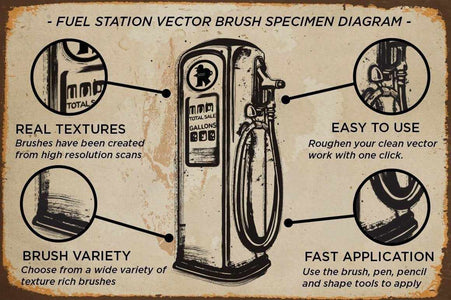 Garage Grime Vector Brush Bundle Adobe Illustrator RetroSupply Co 