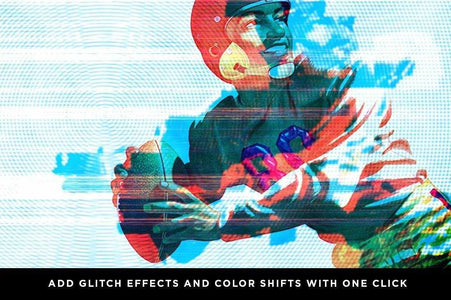 Glitch Effects | Affinity Glitch Bundle Affinity Designer Brushes RetroSupply Co. 