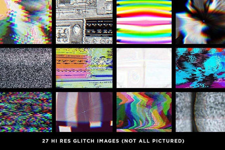 Glitch Effects | Affinity Glitch Bundle Affinity Designer Brushes RetroSupply Co. 