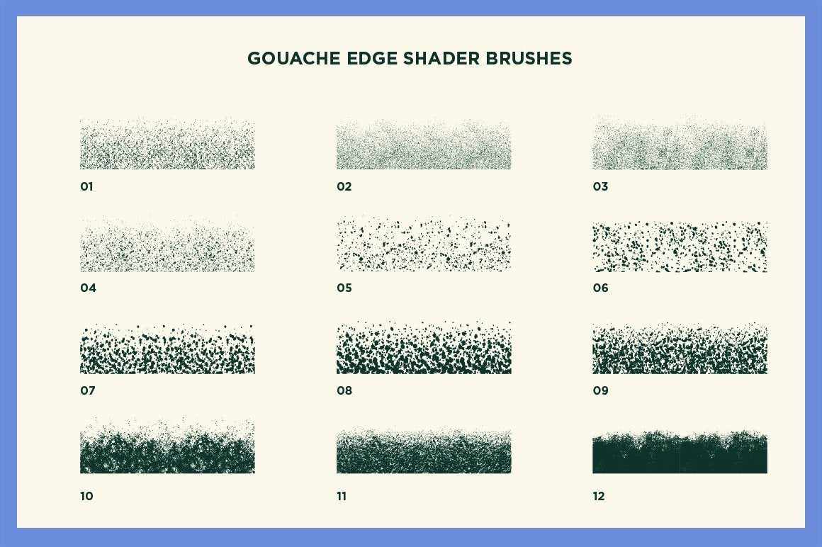 Gouache Shader Brushes for Adobe Illustrator Adobe Illustrator RetroSupply Co. 