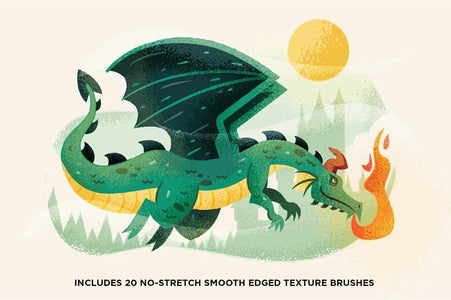 Gouache Shader Brushes for Adobe Illustrator Adobe Illustrator RetroSupply Co. 