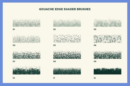 Gouache Shader Brushes for Affinity Brushes RetroSupply Co. 
