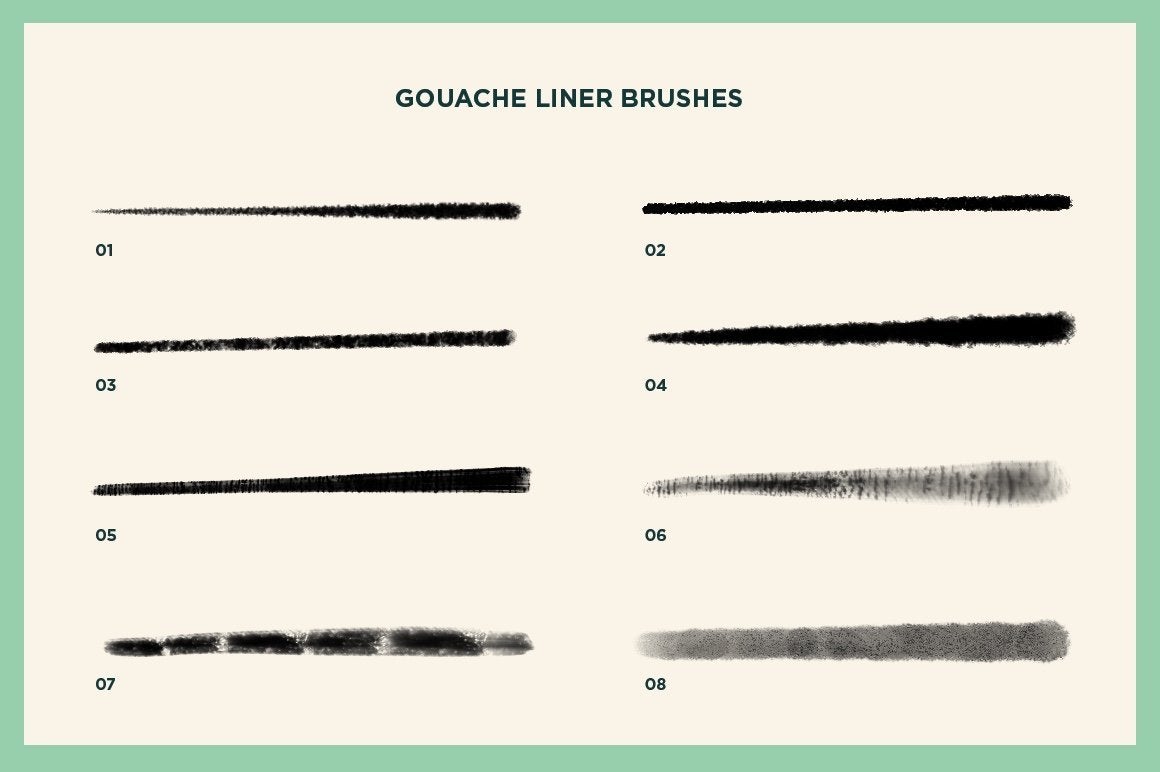 Gouache Brushes – Digital Art Junky