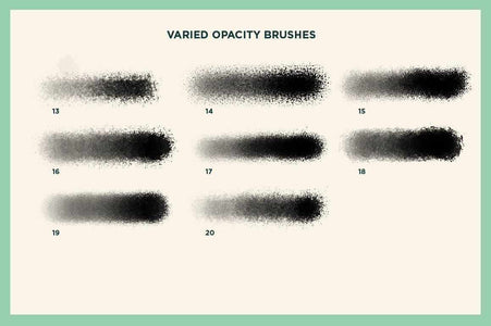 Gouache Shader Brushes for Procreate Brushes RetroSupply Co. 