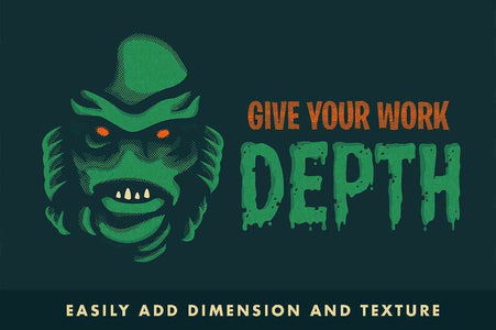 Horrific Halftones for Affinity Affinity Designer Brushes RetroSupply Co. 